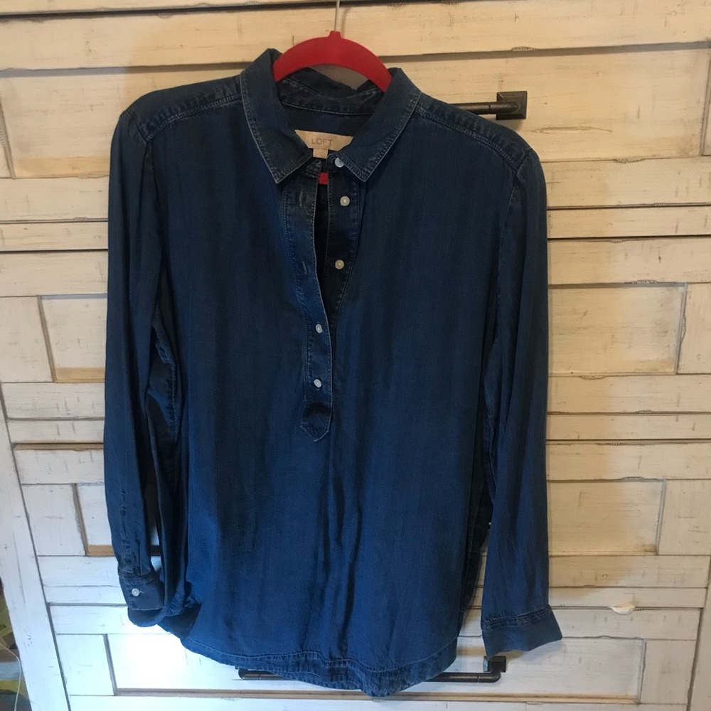 Loft long shirt/ dress